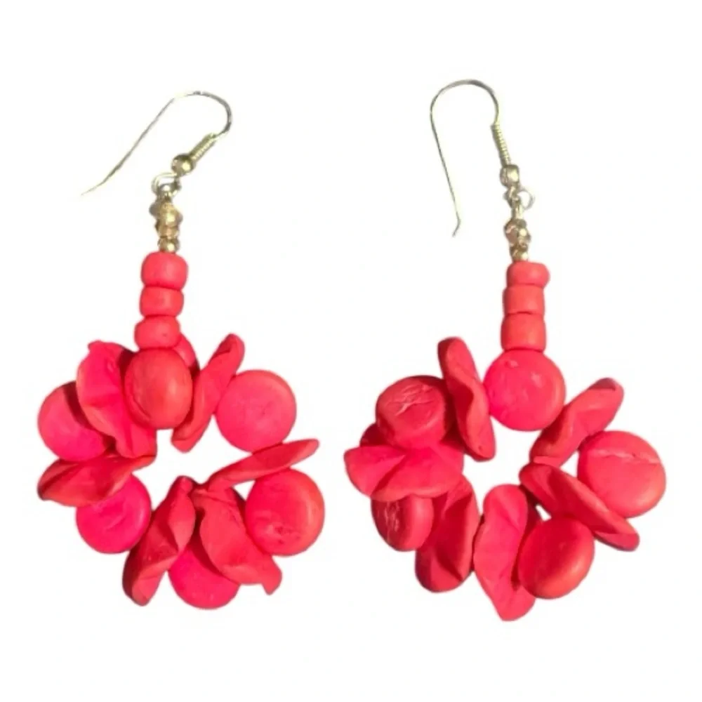 Vintage Earrings, 1 for $10, 3 for $23, pink dangle, light weight